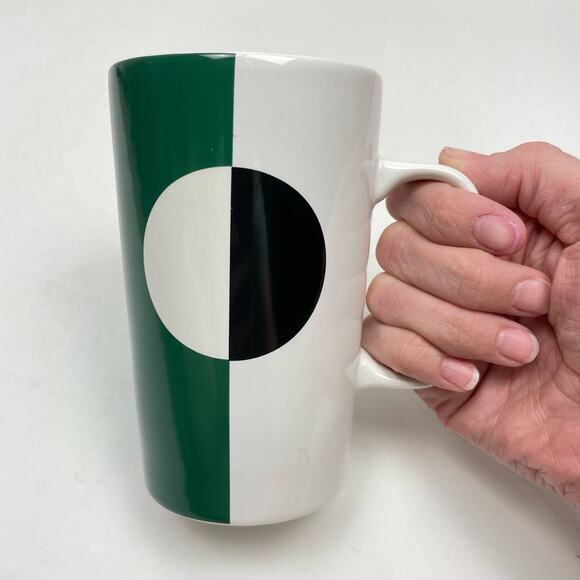 Starbucks | Dot Geometric Collection 2014 Mid Century Modern 16 oz Tall Mug - Picture 3 of 7